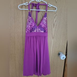 Victoria's Secret sequin halter dress